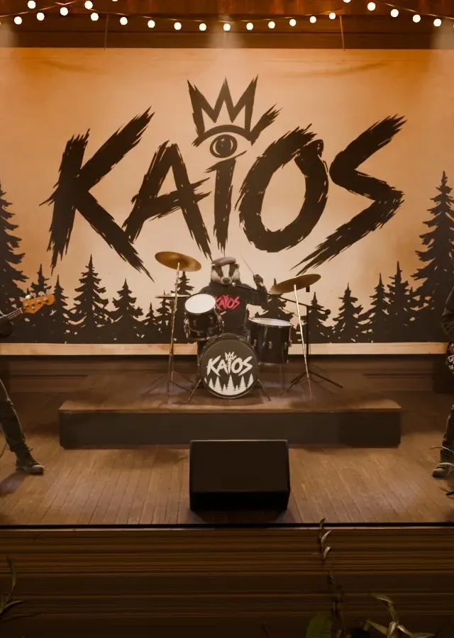 Bert the Badger on the KAiOS stage