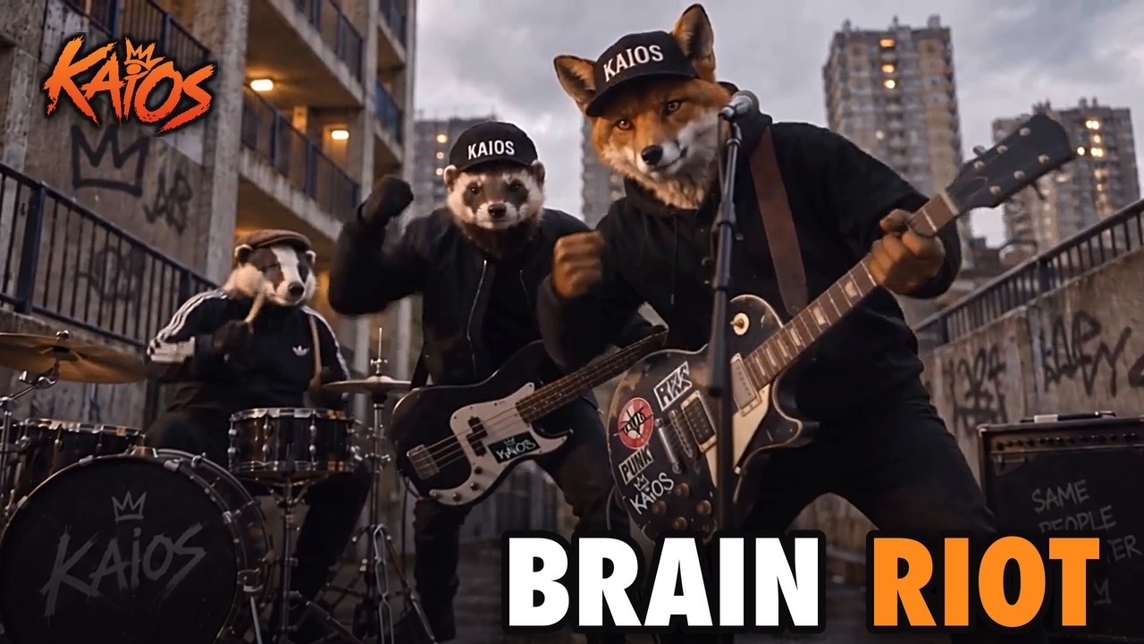 Brain Riot music video still